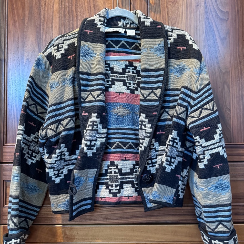 Tribal Patterned Jacket - image 1